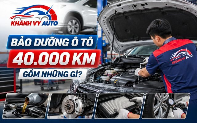 Bảo dưỡng ô tô 40.000 km gồm những gì?